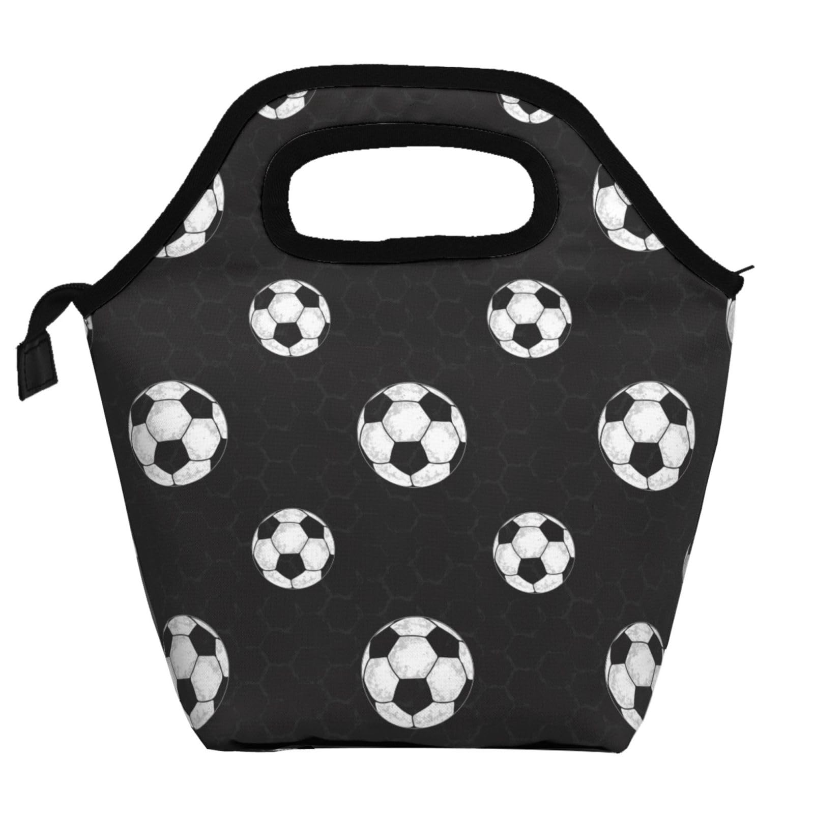 給食袋コップ入れ２枚セット   サッカーボール柄× 給食袋コップ入れ2枚セット サッカーボール柄×