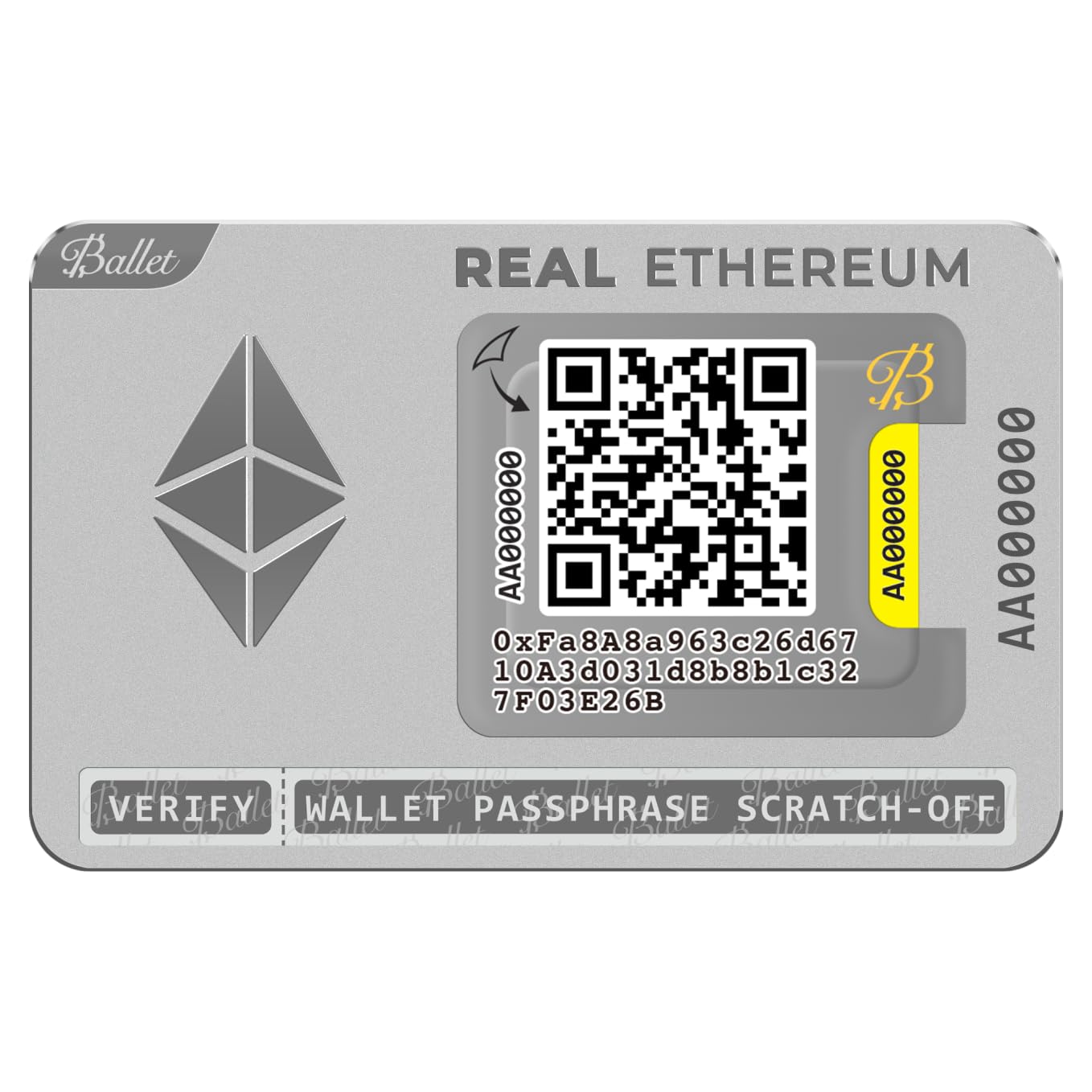 How To Sell Ballet Real Litecoin Crypto Cold Storage Card - Hardware Wallet  For Cryptocurrency Beginner Crypto Wallet