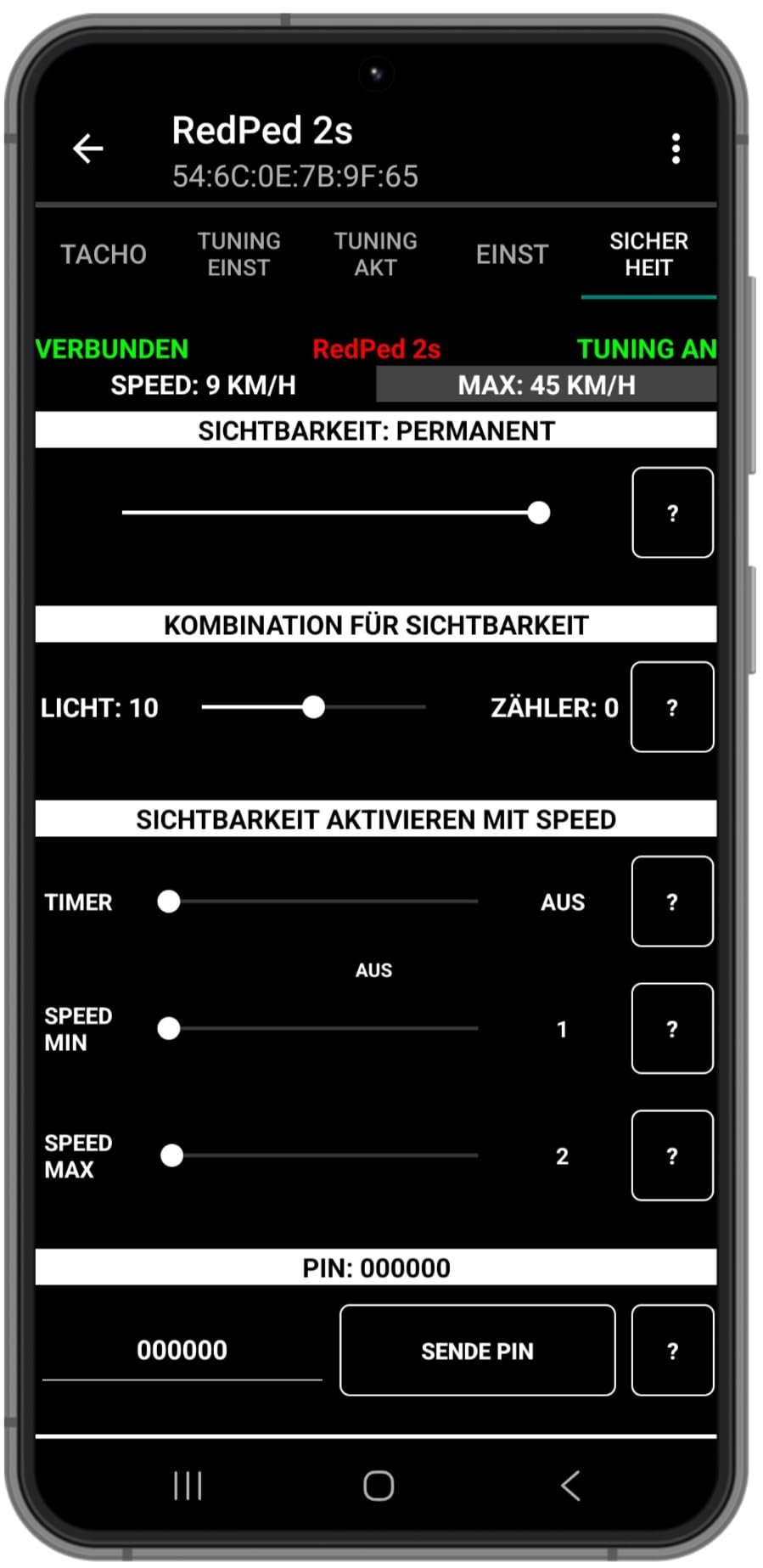 2s für Shimano EP8 E-Bike Tuning mit App EP800 eBike (NICHT EP6 EP801)