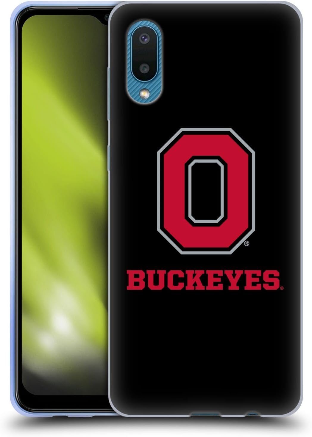 Head Case Designs Officially Licensed Ohio State University Black Logo Gel Case [Military Grade Protection] Compatible With Samsung Galaxy A02/M02 (2021)