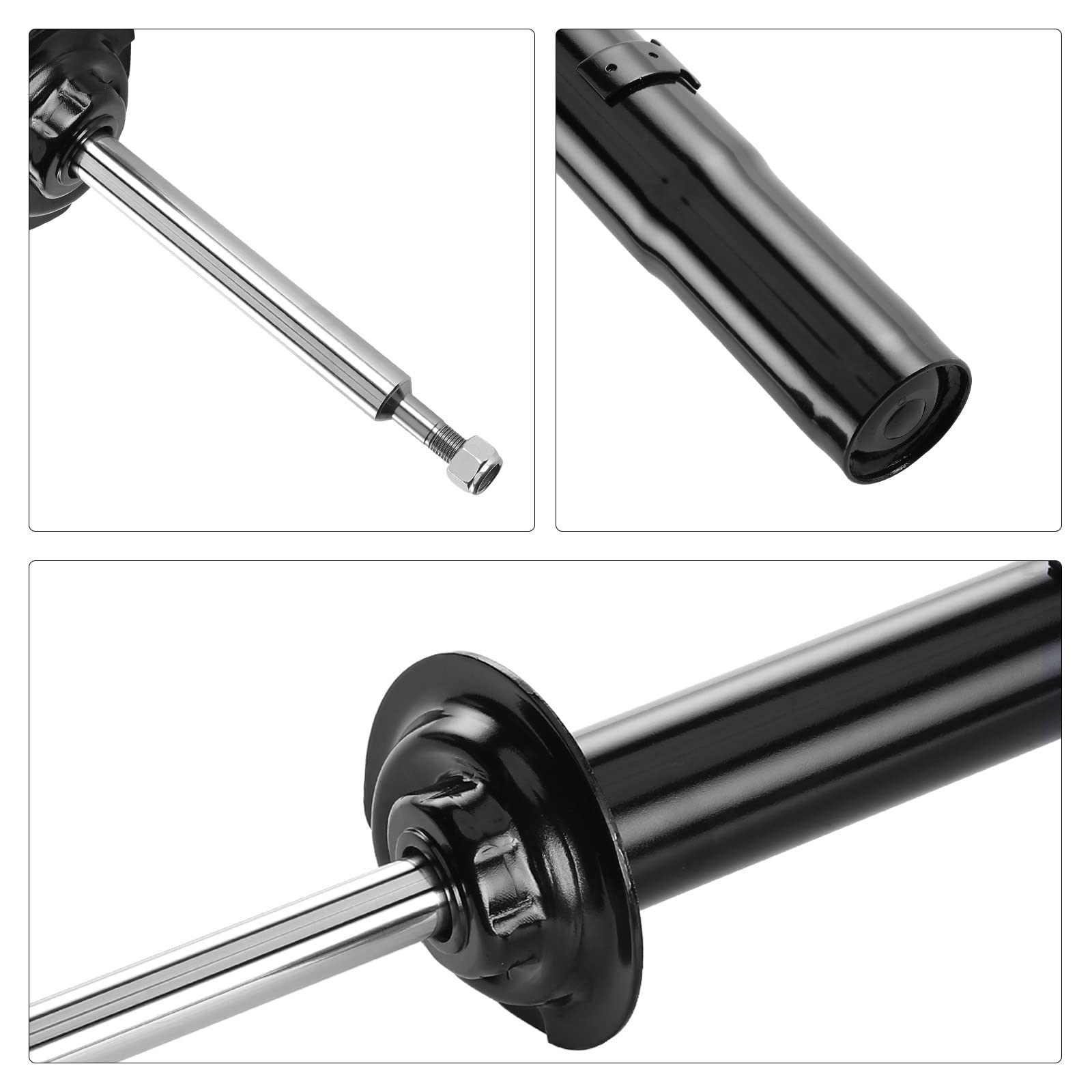 Frankberg 2 amortiguadores delanteros de 594 mm a presión de gas | Compatible con: Serie 5 E39, Serie 5 Touring E39