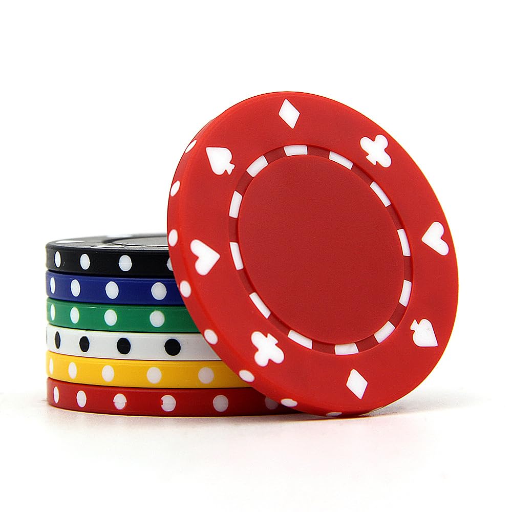 100 jetons de poker personnalisés de la taille du casino, imprimez en couleur votre image et votre texte, jetons de poker en argile de 11,5 g pour blackjack, tournois, clubs de cartes (bleu)