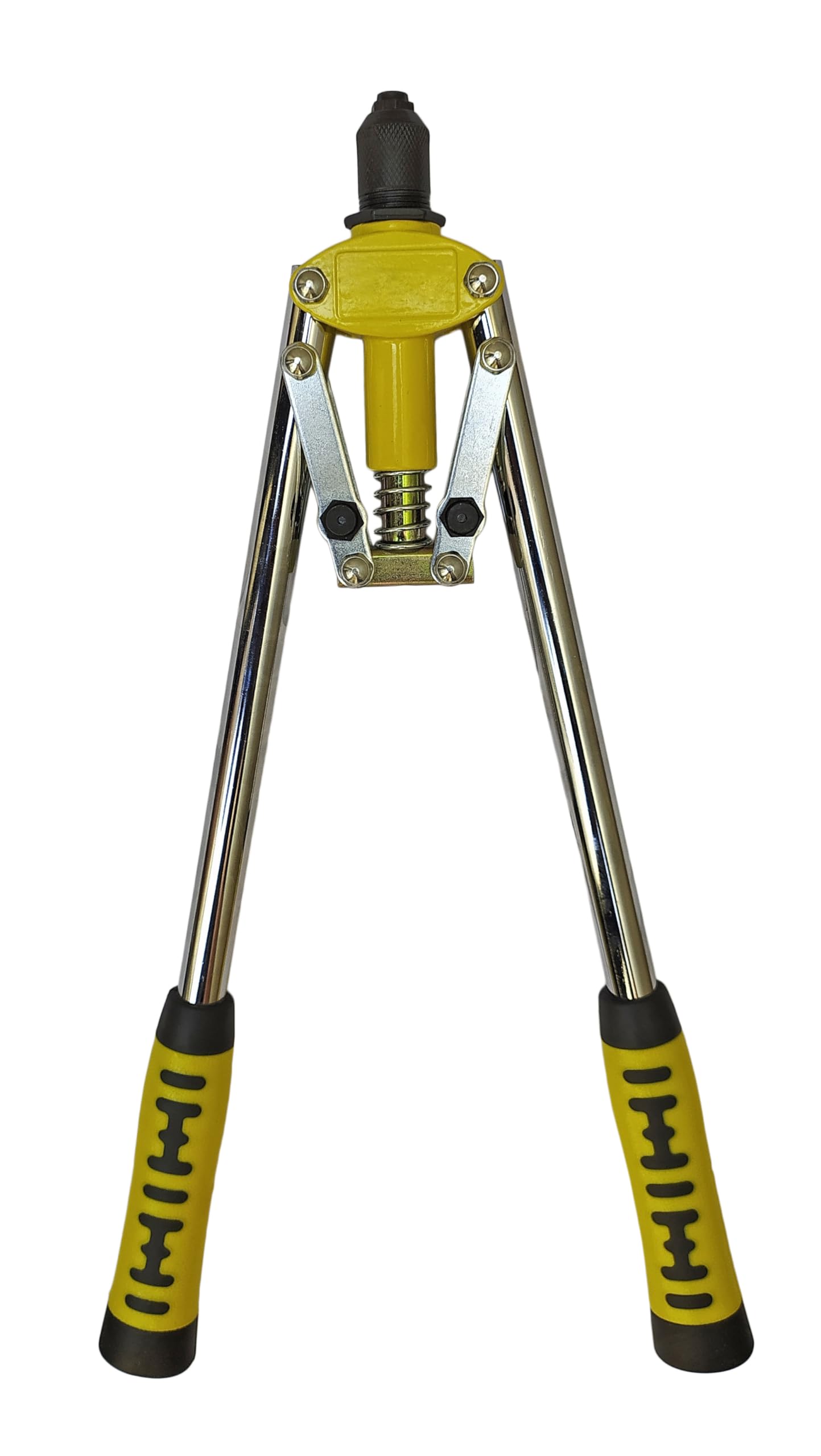 Inditrust 17inch 425mm Hand Riveter Gun, Riveting Tool Fast Hitting Rivet Gun with 5 type Pop Rivets and GLOVES (with 150 Rivets)