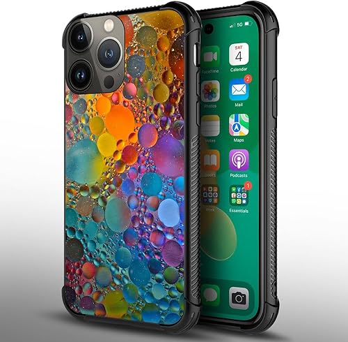 Miniatura 9 de CARLOCA Funda compatible con iPhone 15 Plus, funda negra con patrón de gato Mumbai Clivia para iPhone 15 Plus, ultra protección, a prueba de golpes,
