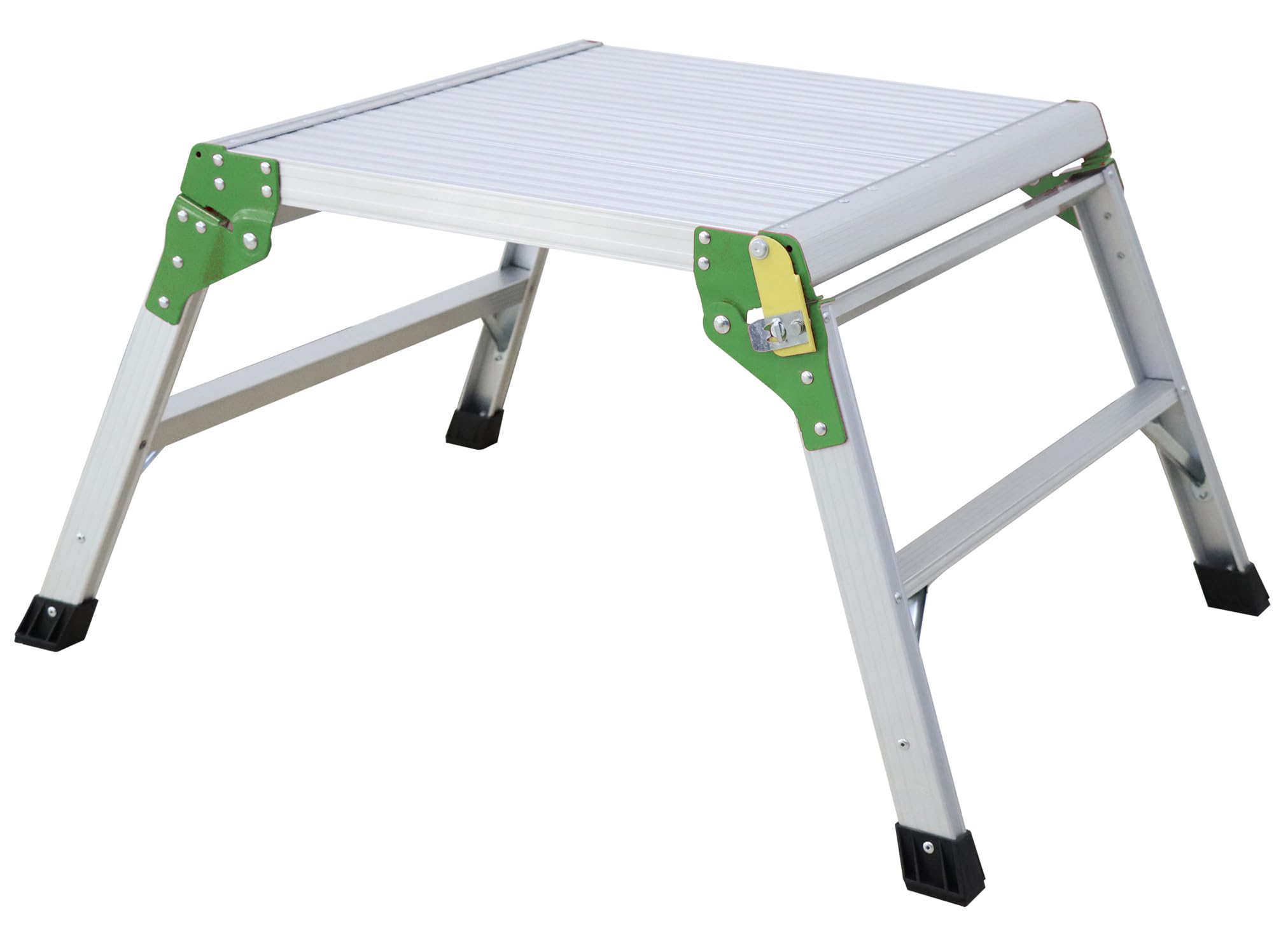Clow Professional  600mm Square Hop up Work Platform Step Bench Aluminium