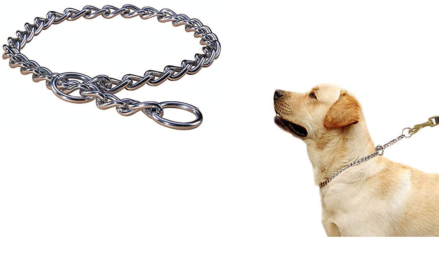 RvPaws Chock Chain 24 inches Neck Chain for Medium Dog Chain Collar (Silver) (B09NSW8Q93) Amazon Price History, Amazon Price Tracker