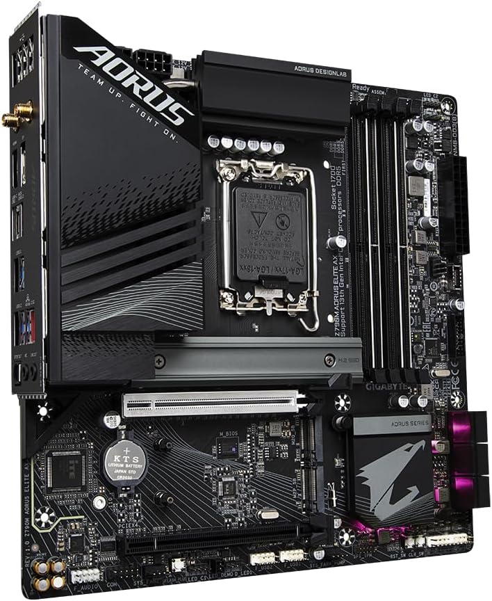 GIGABYTE Z790M AORUS Elite AX (REV. 1.0) CHIPSET Intel Z790 LGA 1700 DDR5 13th & 12th Generation