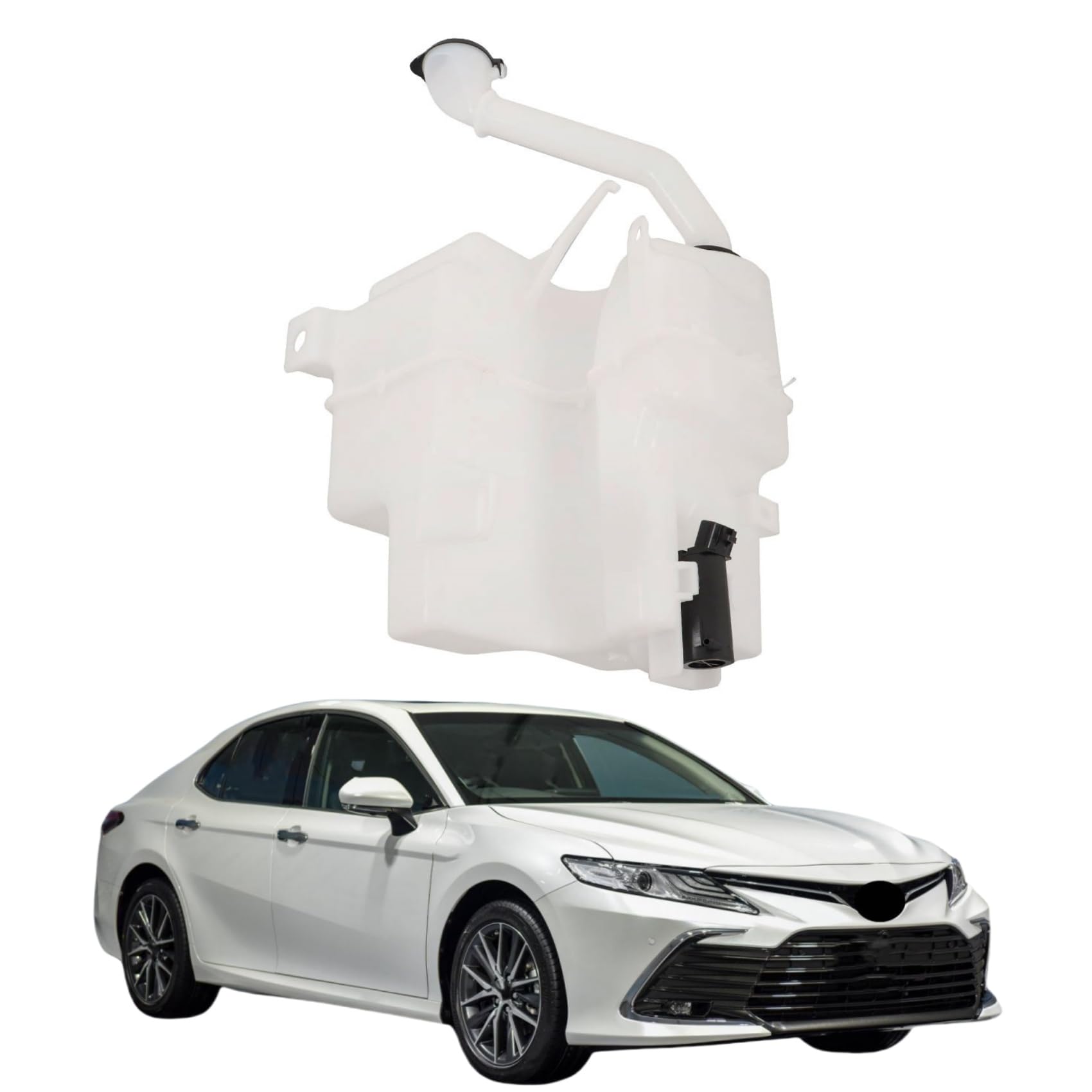Windshield Washer Reservoir With Pump For 2018-2024 Toyota Camry Avalon Lexus ES