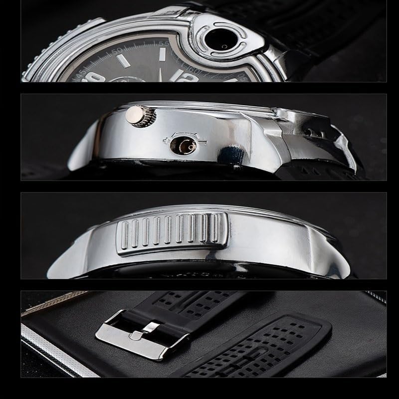 Encendedor Reloj Multifunción Recargable de Butano miniatura 4