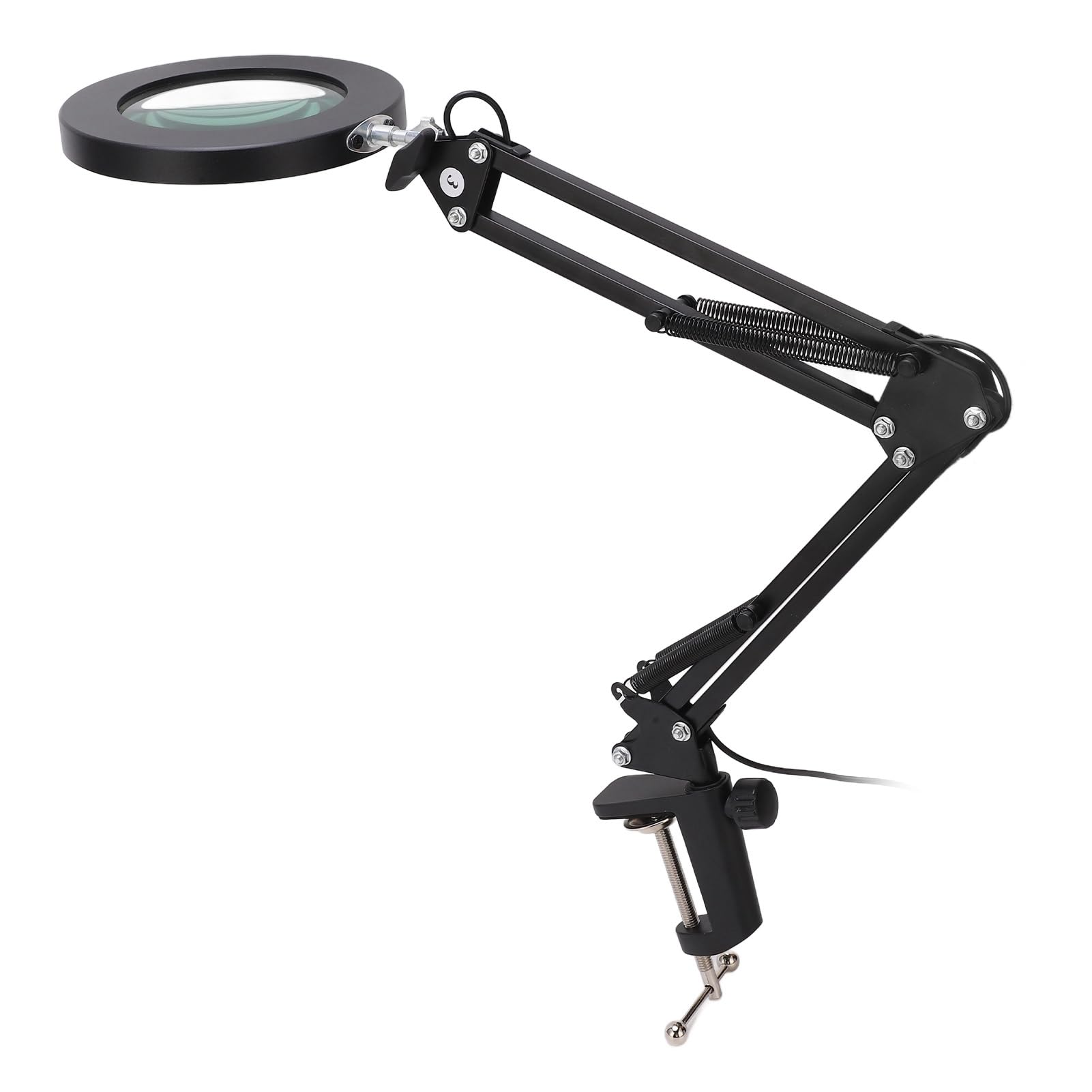 Hidyliu Lupa LED 5X con Clip y Brazo Flexible 3 Modos de Color para Lectura y Modelismo Vidrio