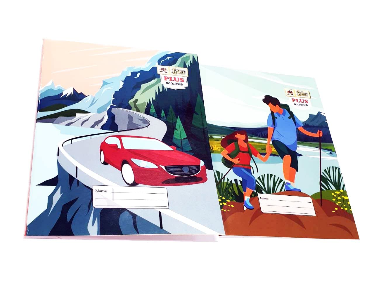 Lotus Plus Note Book Soft Cover Big Size 18x24 Cms. 120 Pages Set of 6 Math Exercise Notebook
