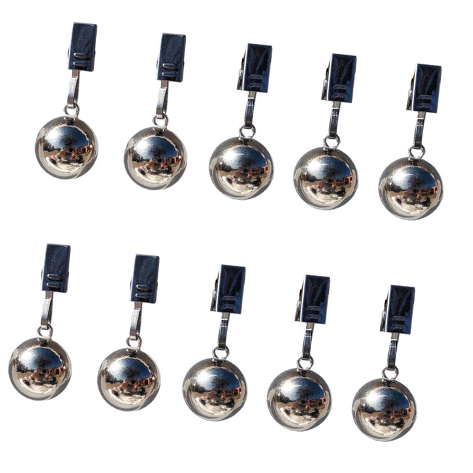 Mekalero A 10Pcs Heavy Duty Curtain Weights Drapery Clip Keeping Curtain Panel Straight, Keep Outdoor Curtains Flag From Waving Drapery Weights For Curtains Bottom