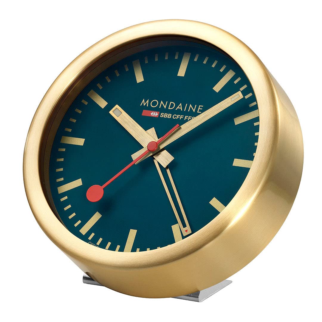 Amazon.com: Mondaine A997.MCAL.46SBG Mini Wall Clock and Alarm