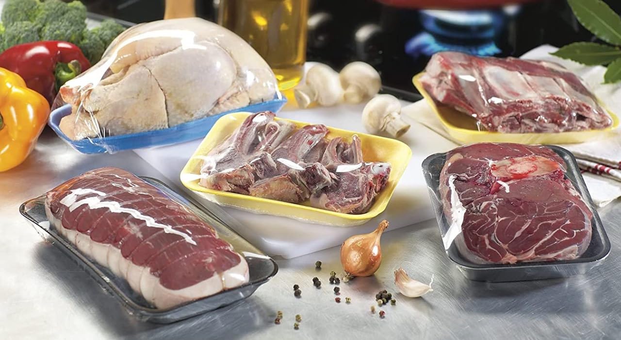Film Alimentaire Etirable PRO - ZIP Cut 45cm x 300m - Conditionnement Aliments, Protection Fraicheur, Cuisson Micro-Ondes et Congélateur (1)