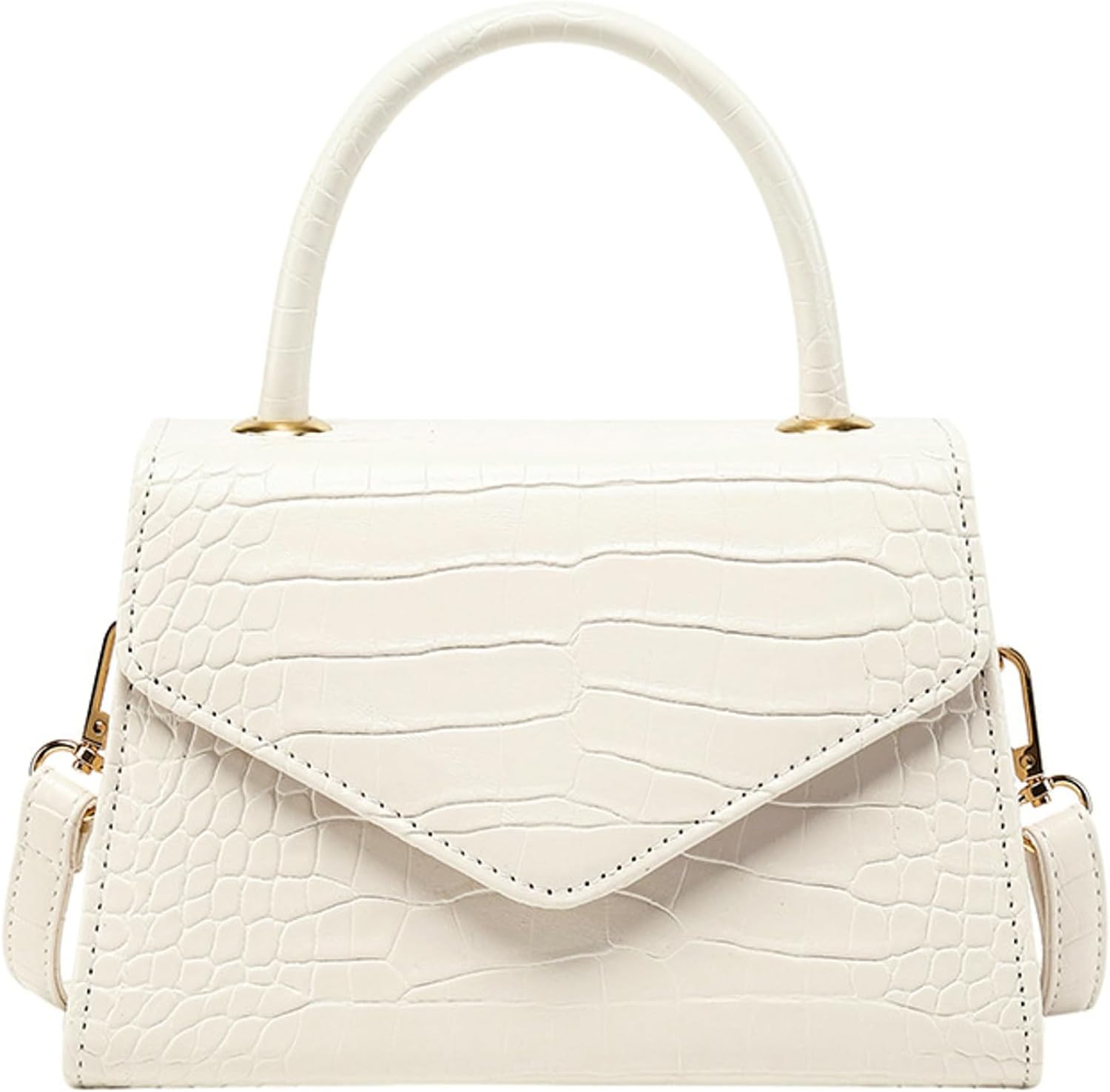 Top Handle Bag Trendy Women Satchel Handbag Cute Purse Crossbody Shoulder Mini Clutch Classic Purse Retro Crocodile