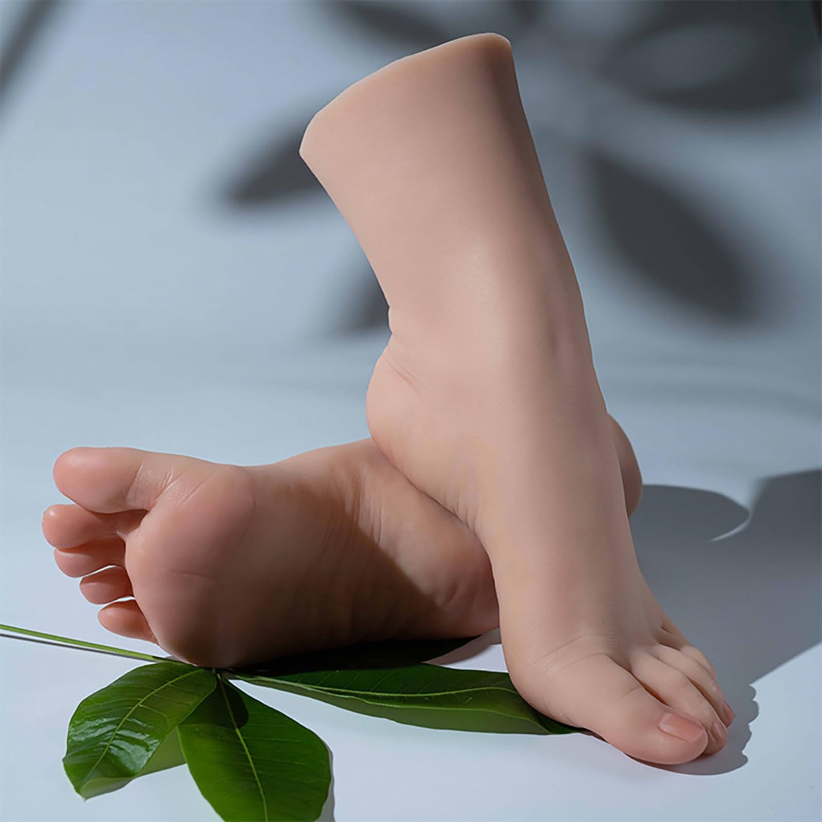 Amazon.co.jp: 1ペア 柔らかくリアルなシリコン製足マネキン 足裏に
