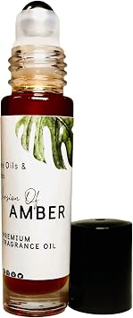 Amber Fragrance Oil - Notes of Patchouli, Vanilla,Spice Blend, Alcohol-Free, Cruelty Free, Unisex, Uncut roll on