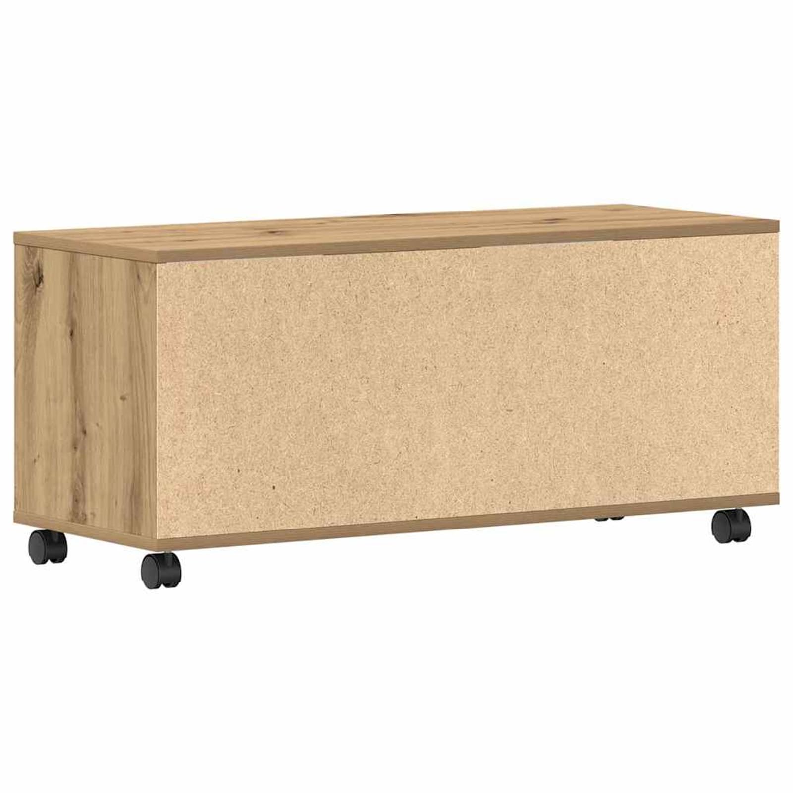 Gecheer TV-Schränk Braun 90 x 35 x 35 cm Holzwerkstoff, Fernsehschrank Fernsehtisch TV-Lowboard für Wohnzimmer Home-Cinema Gamerzimmer861980