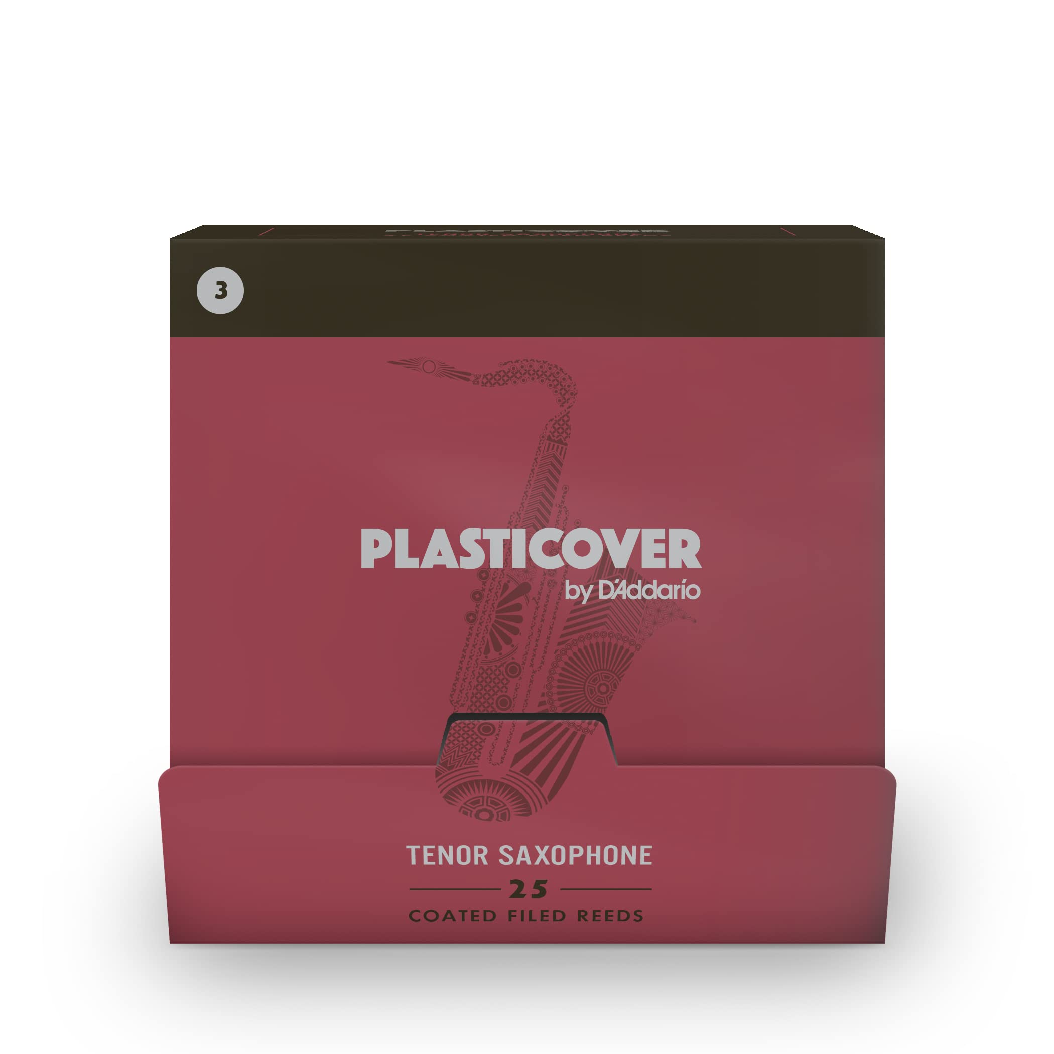 D'Addario Plasticover Ance Sax Tenore Forza 3.0, 25 Pezzi