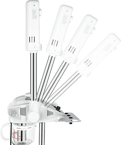 Miniatura 2 de Funnylife Vaporizador facial de aromaterapia 3 en 1, lámpara LED de aumento 5X, máquina de alta frecuencia,Equipo de belleza de spa de salón