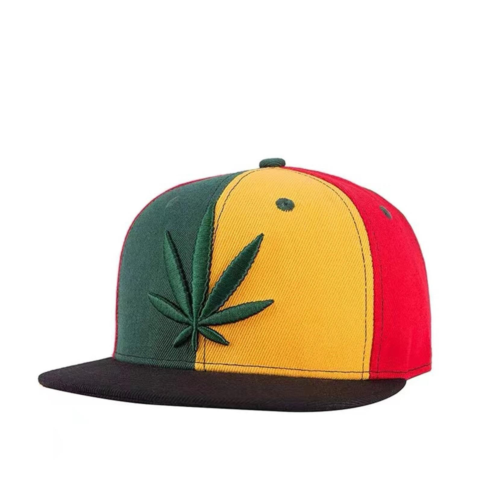 1 Stück Polyester-Baseballkappe mit Ahornblatt-Stickerei