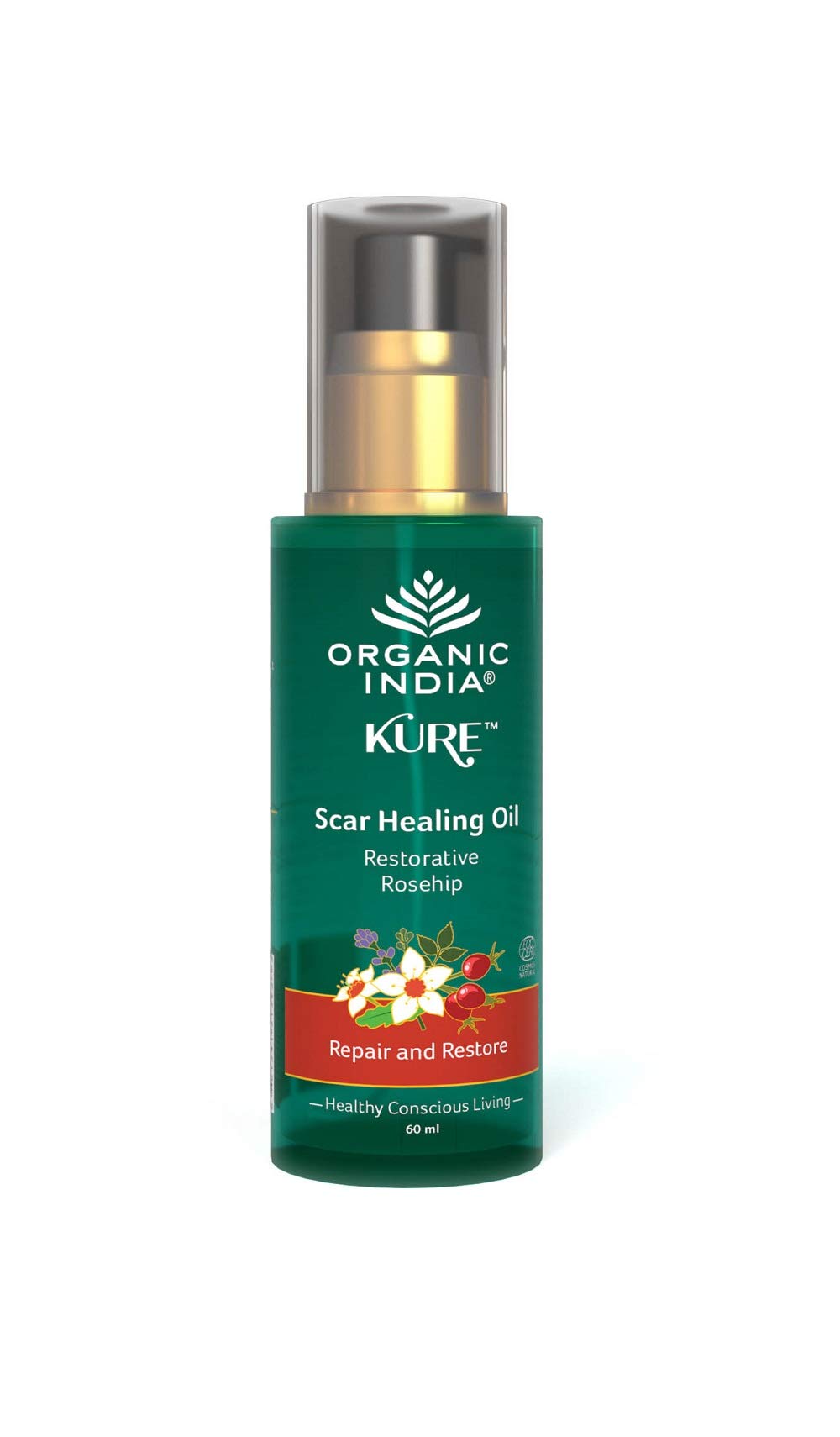 ORGANIC INDIA Kure - Scar Healing Oil Restorative Rosehip