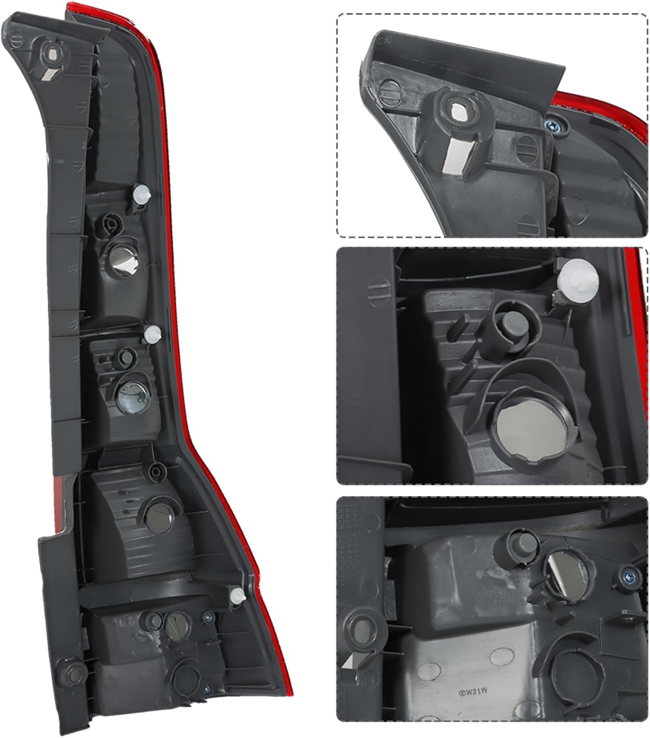 labwork Driver Side Tail Light Replacement for 2007-2011 Honda CRV Rear Tail Light Brake Lamp Assembly LH Left Side 33551SWAA02 HO2800173