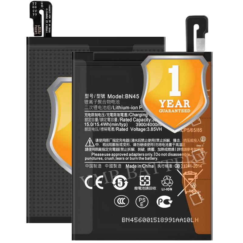 Image of Original BN45 Battery Compatible for Xiaomi Redmi Note 5 Pro (MEI7S, MEI7) - (4000mAh) - 1 Year Warranty K7
