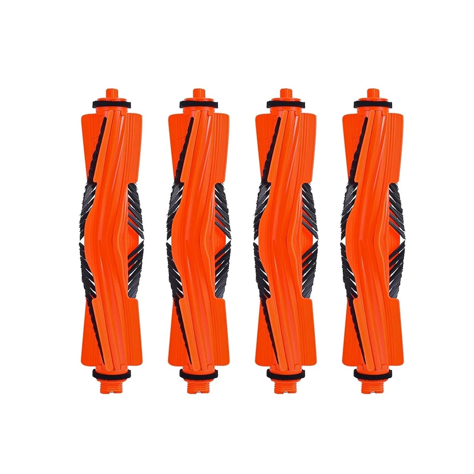 VIXWDRUTY V-shaped Main Brush， Compatible For Xiaomi ，Robot Vacuum S40 OV81 H40 OV51 Central Brush Roll Replacement Acessories Parts Kit(4pcs)