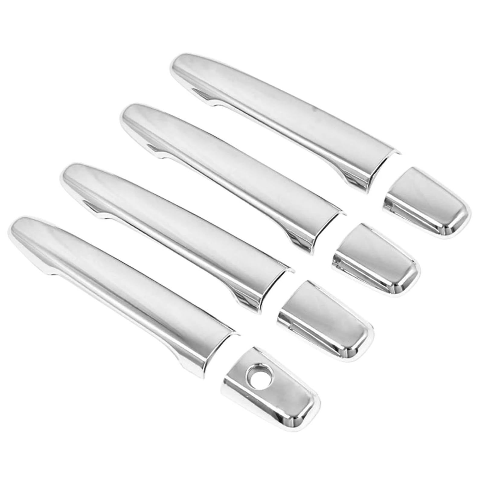 YESKIT Car Accessories Exterior Door Handle Cover Trim for Mitsubishi for Lancer 2008-2016(No Smart Key)