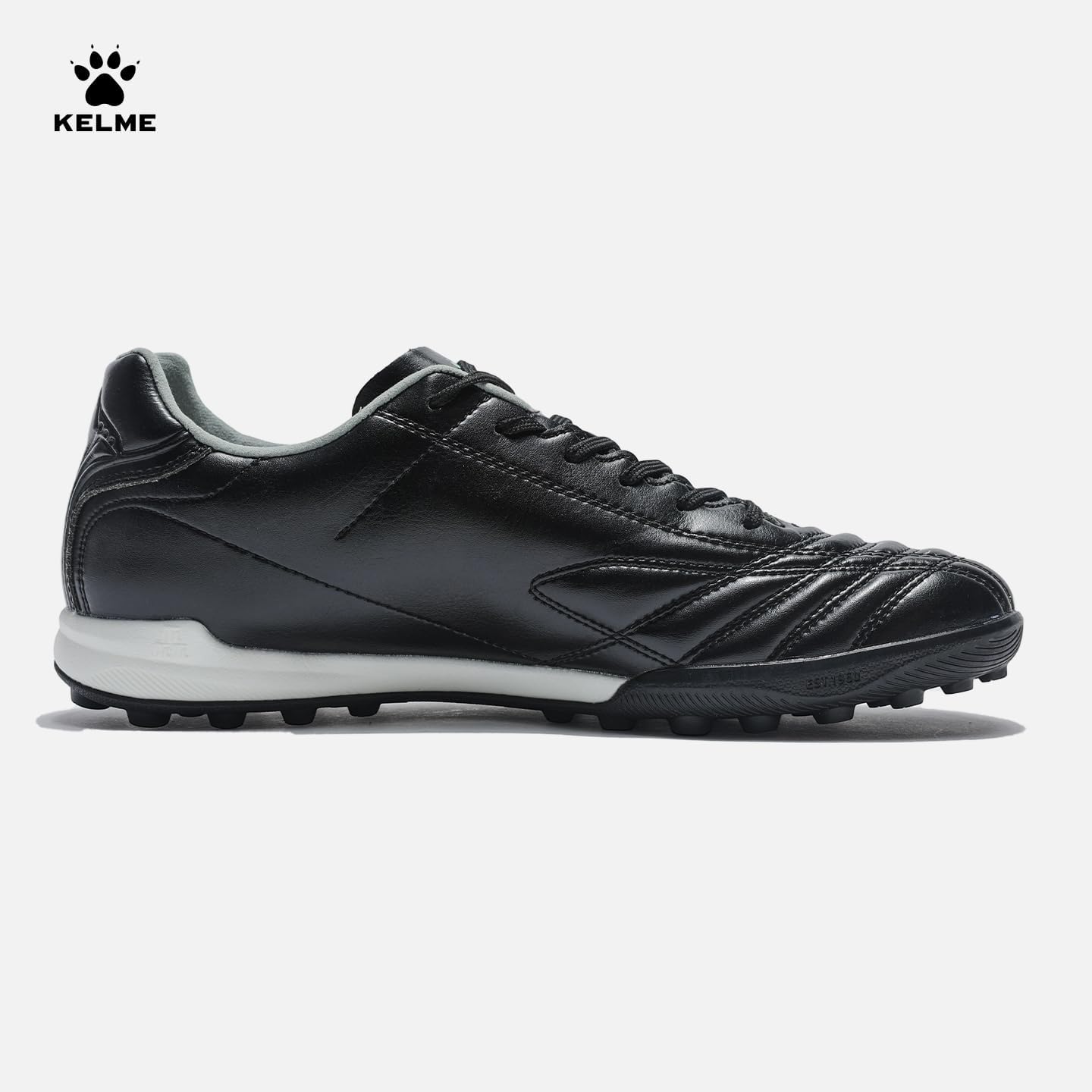 KELME Men's Soccer Shoes Indoor Turf Shoes Cleats for Youth Boys Training Football Sneaker