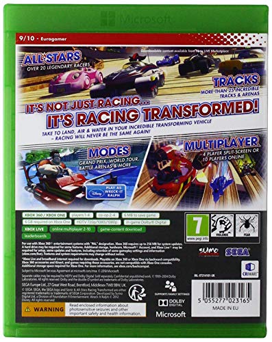 Sonic All-star Racing: Transformed (classics) - Xbox One 360