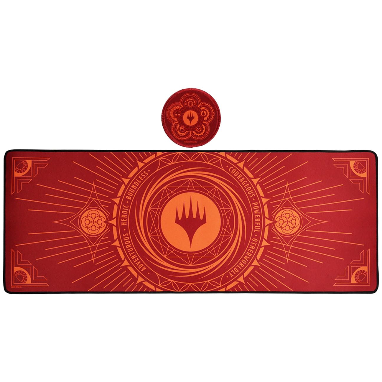 Magic: The Gathering Desk Pad & Coaster Set – Non-Slip Rubber Base, Micro-Textured Fabric Surface, Large Mouse Mat for Gaming, MTG Gift for Fans, Office or Battlestation Setup