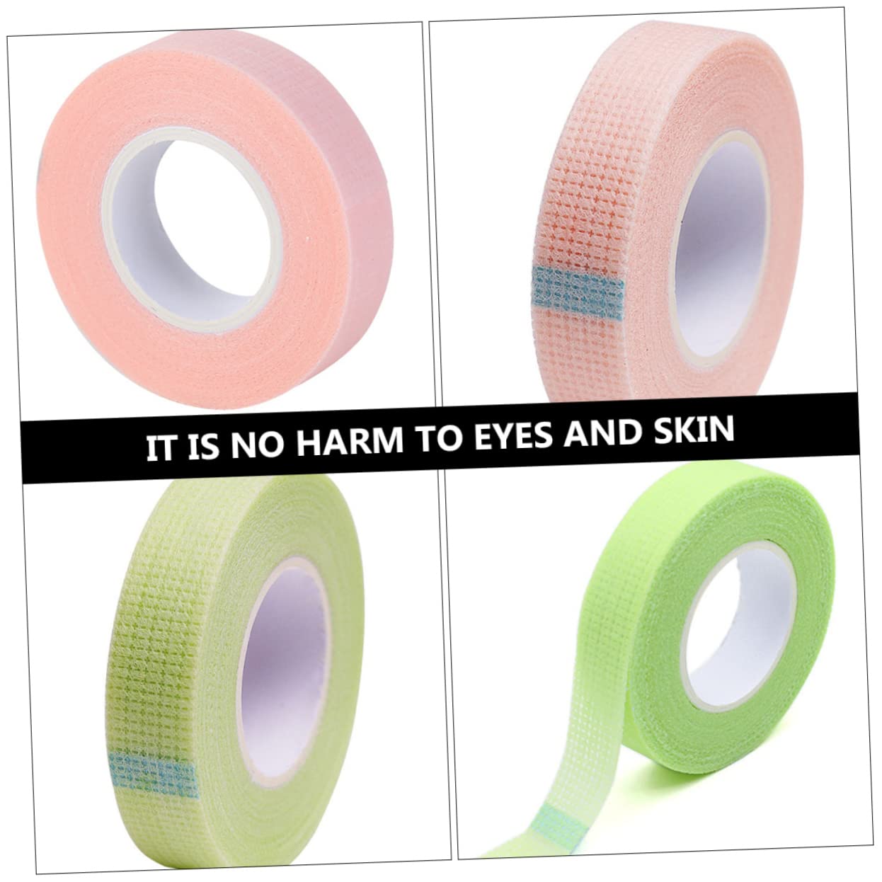 MAGICLULU 18rollos Cinta Transpirable Para Extensiones De Pestañas De Gel Para Aislamiento De Pestañas Para Salones y Casa Sin Irritaciones Alta Transpirabilidad