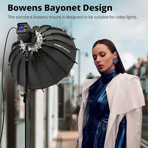 Miniatura 5 de AMBITFUL 23.6 '' 23.6 in Estudio Plata Gran Angular Belleza Plato Rejilla de Panal Bowens Montaje para Fotografía Estudio Flash Head y Monolight