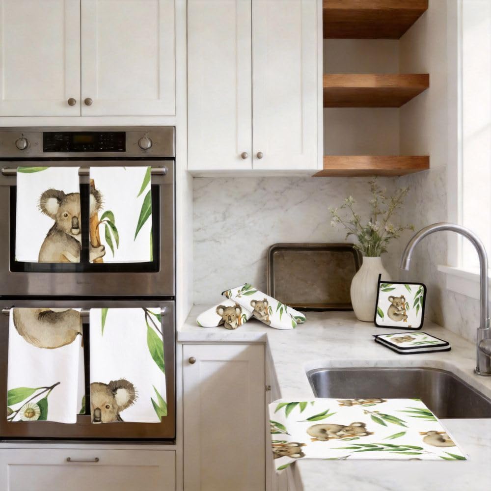 Set di accessori e decorazioni da cucina a forma di koala, 9