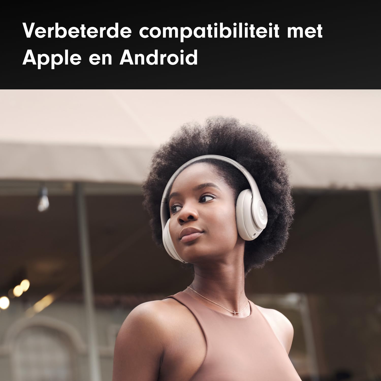 Beats Studio Pro - Cuffie Bluetooth senza fili con cancellazione del rumore - Audio spaziale personalizzato, audio senza perdita di dati tramite USB-C, compatibile con Apple e Android - arenaria