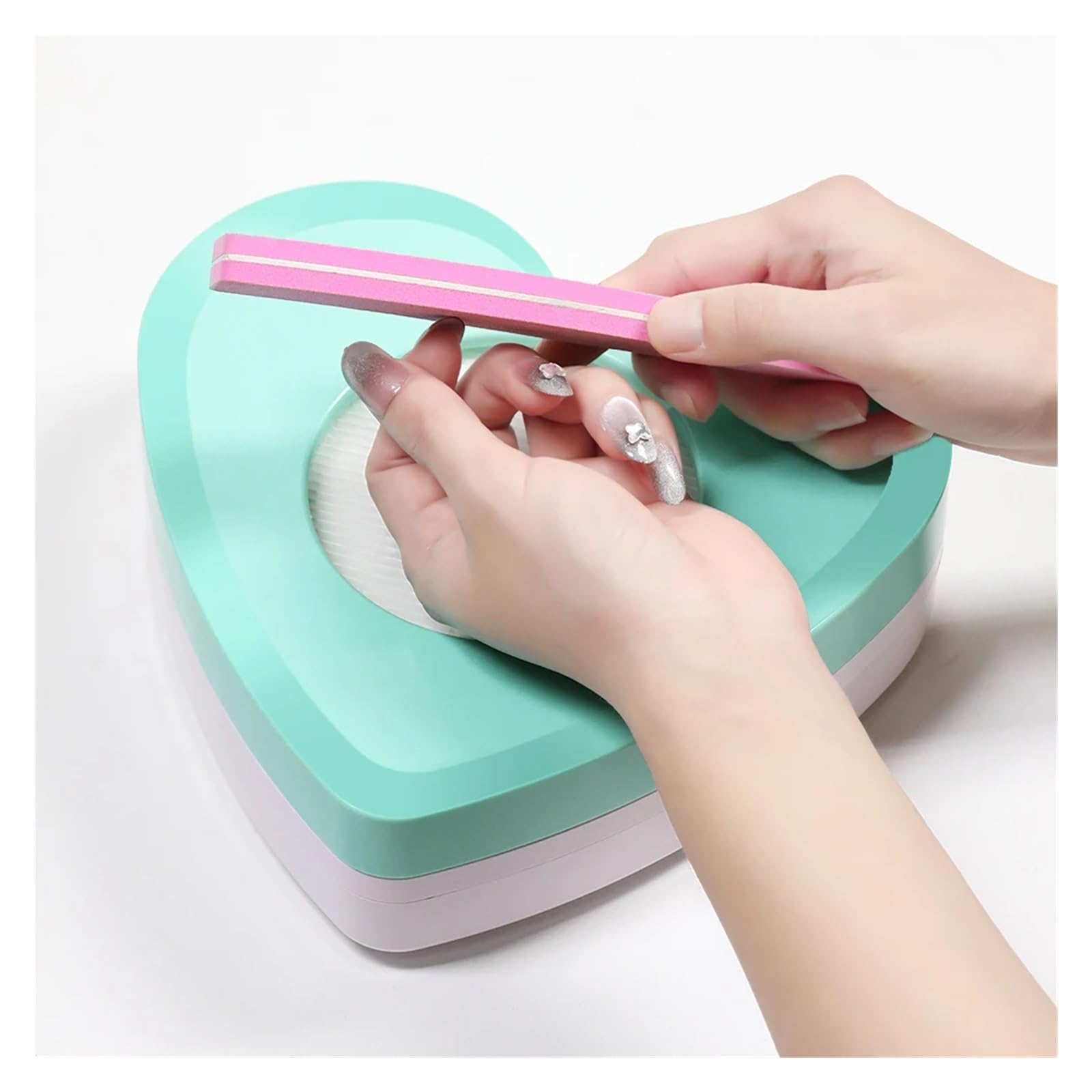 Nail Dust Collector, Aspirapolvere professionale for unghie da 80 W con aspiratore for attrezzature for salone di manicure