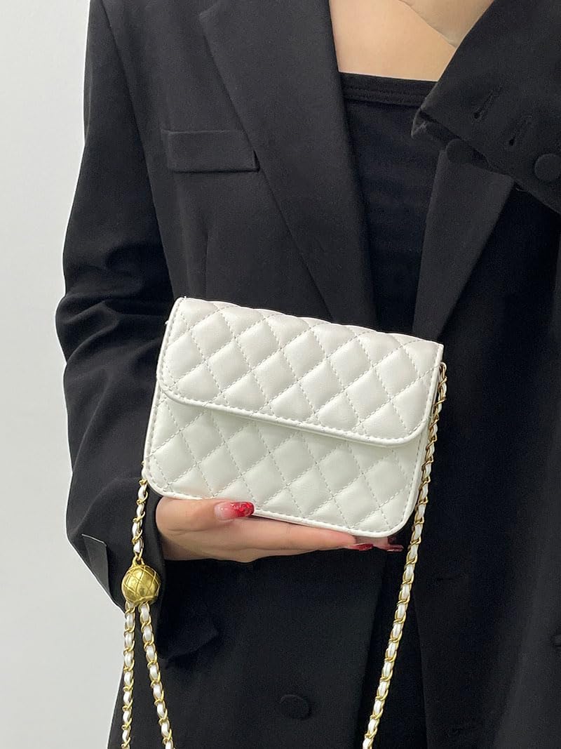 Mini Belt Bag Waist Bag for Women Fashionable Small Waist Bag Belt Bags for Women Trendy Y2k Accessories (White,Large) - Image 6