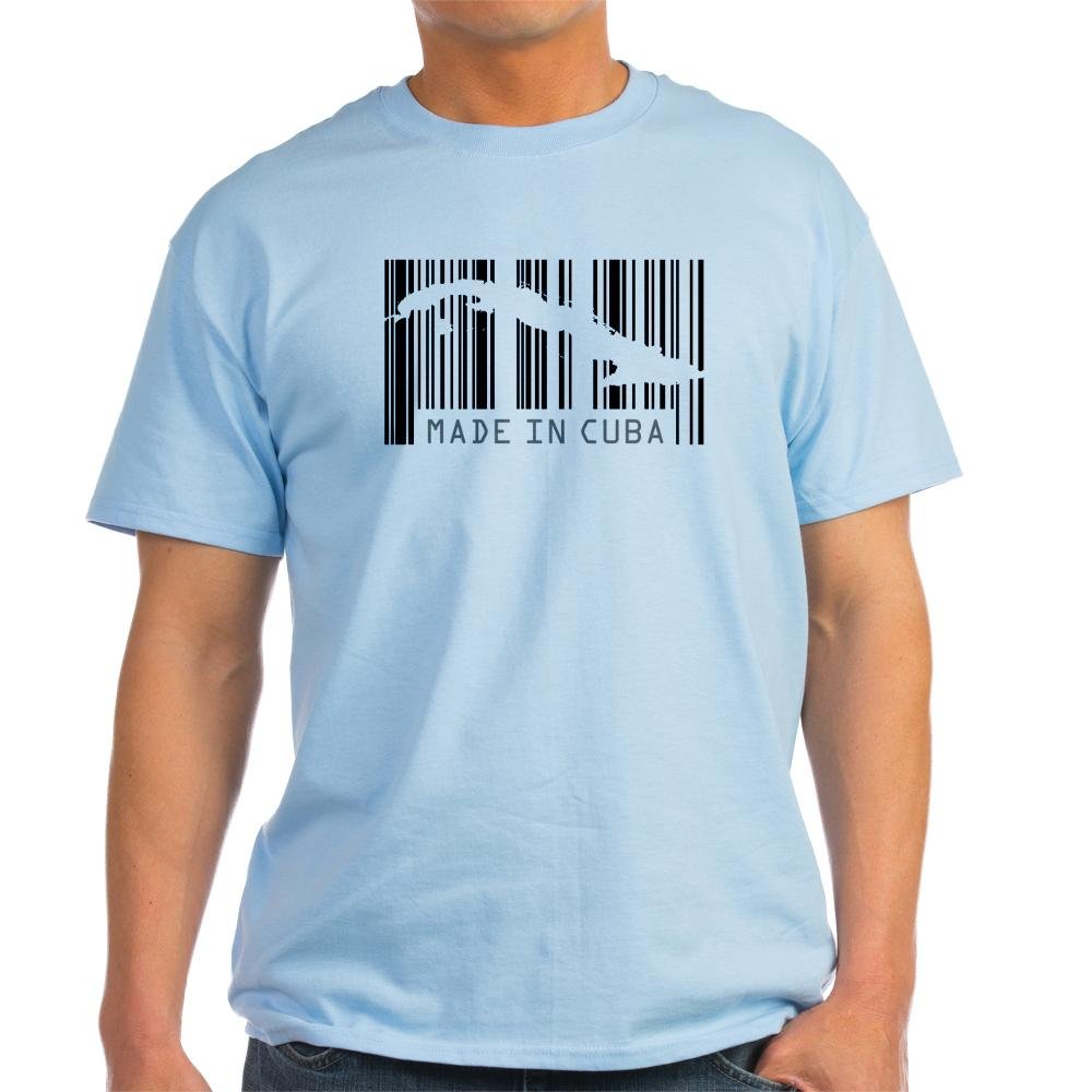 Made in Cuba Barcode Light T-Shirt Cotton T-Shirt