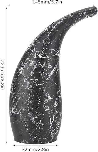 Miniatura 4 de Keenso Dispensador automático de espuma sin contacto, 10.1 fl oz, mármol negro