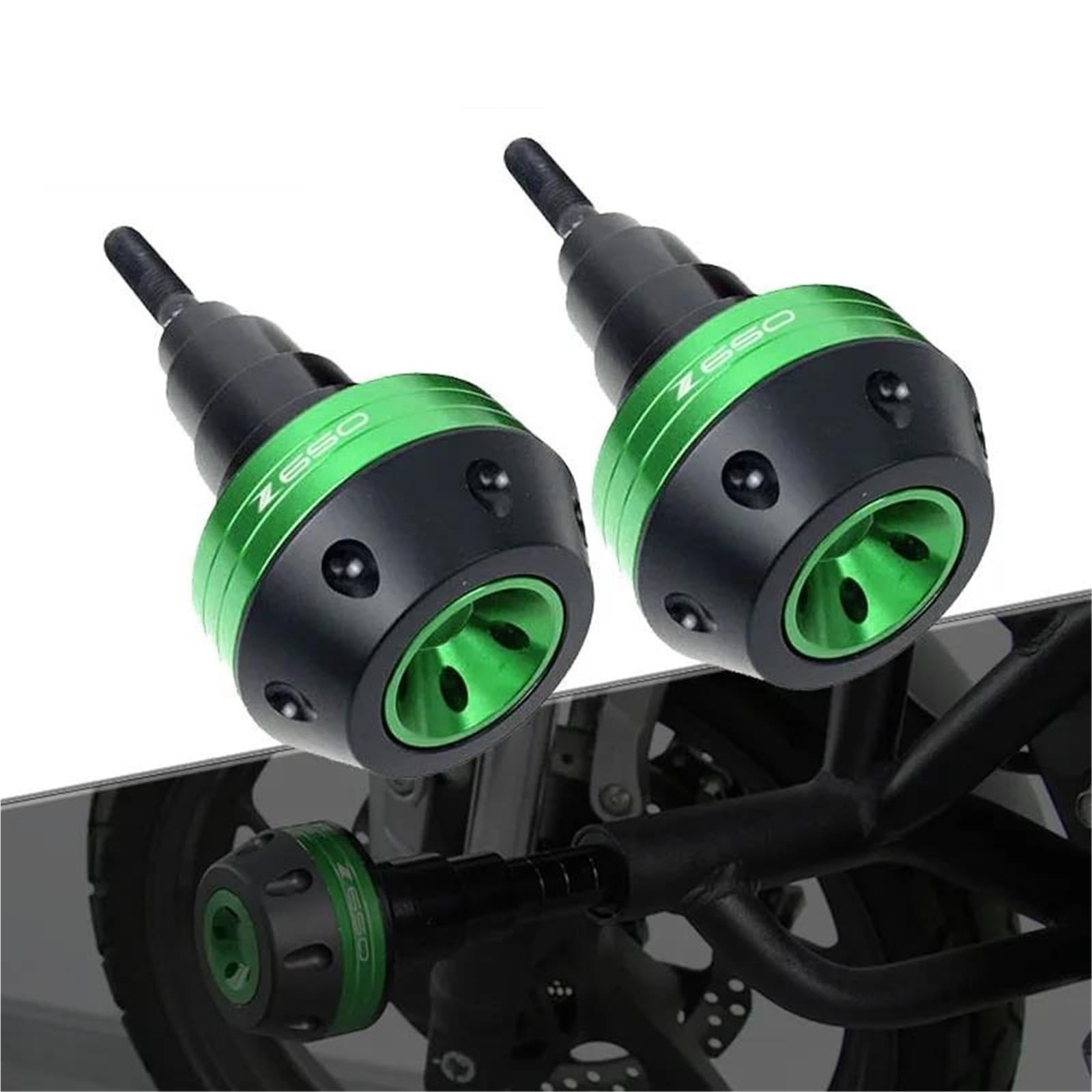 Protections Anti-Chute Moto Cadre Coulissant Pour Ninja 650 Z650 2017-2024 - Noir