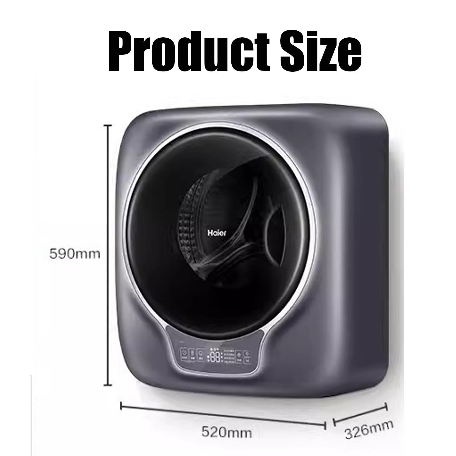Mini Lavadora De Pared, Lavadora De Pared De Tambor Frontal Completamente Automática, Lavadora Eléctrica De Pared De 3 Kg