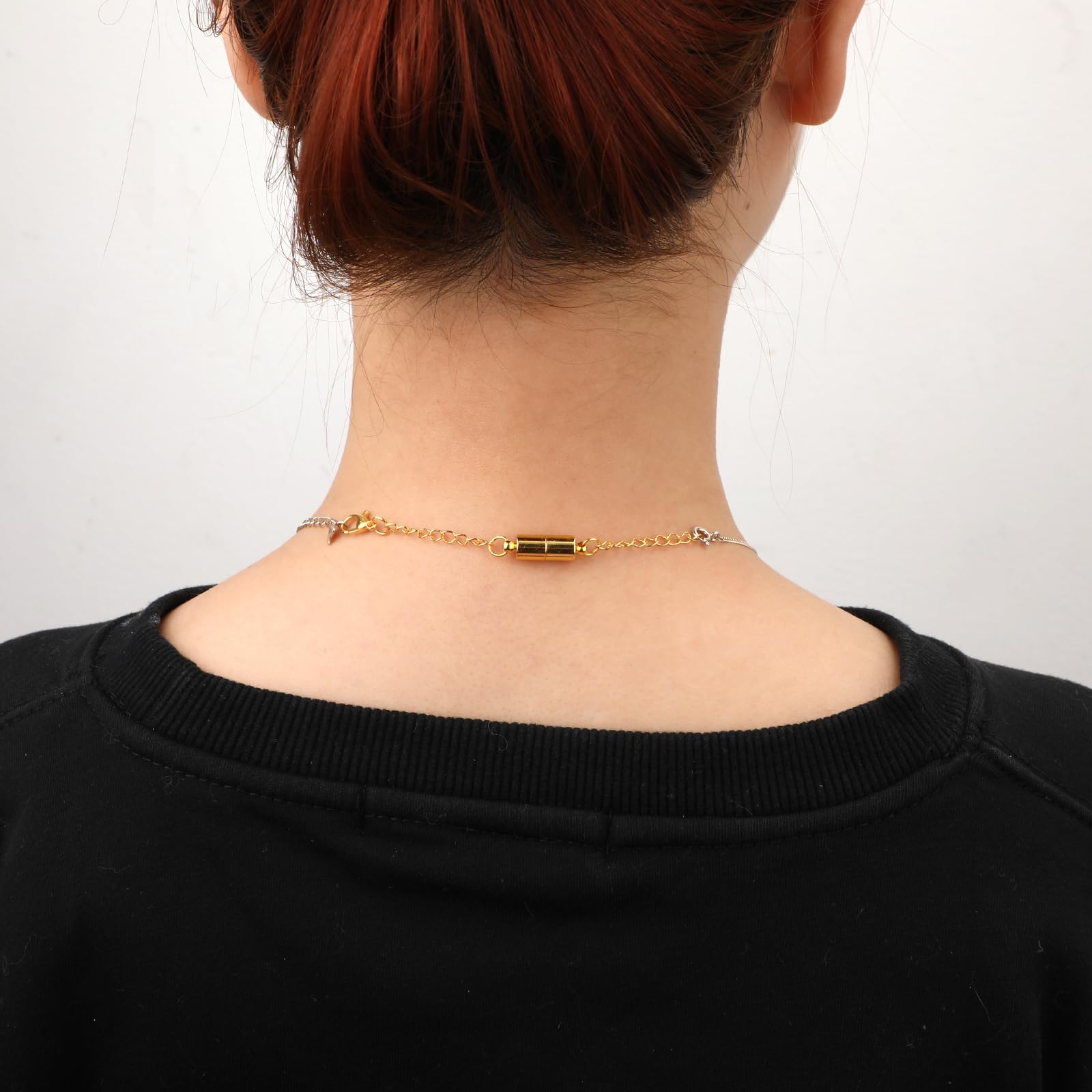 Jol Coller En Agathe Grse Avec Fermor Magnétque. Longueur : 47 Cm