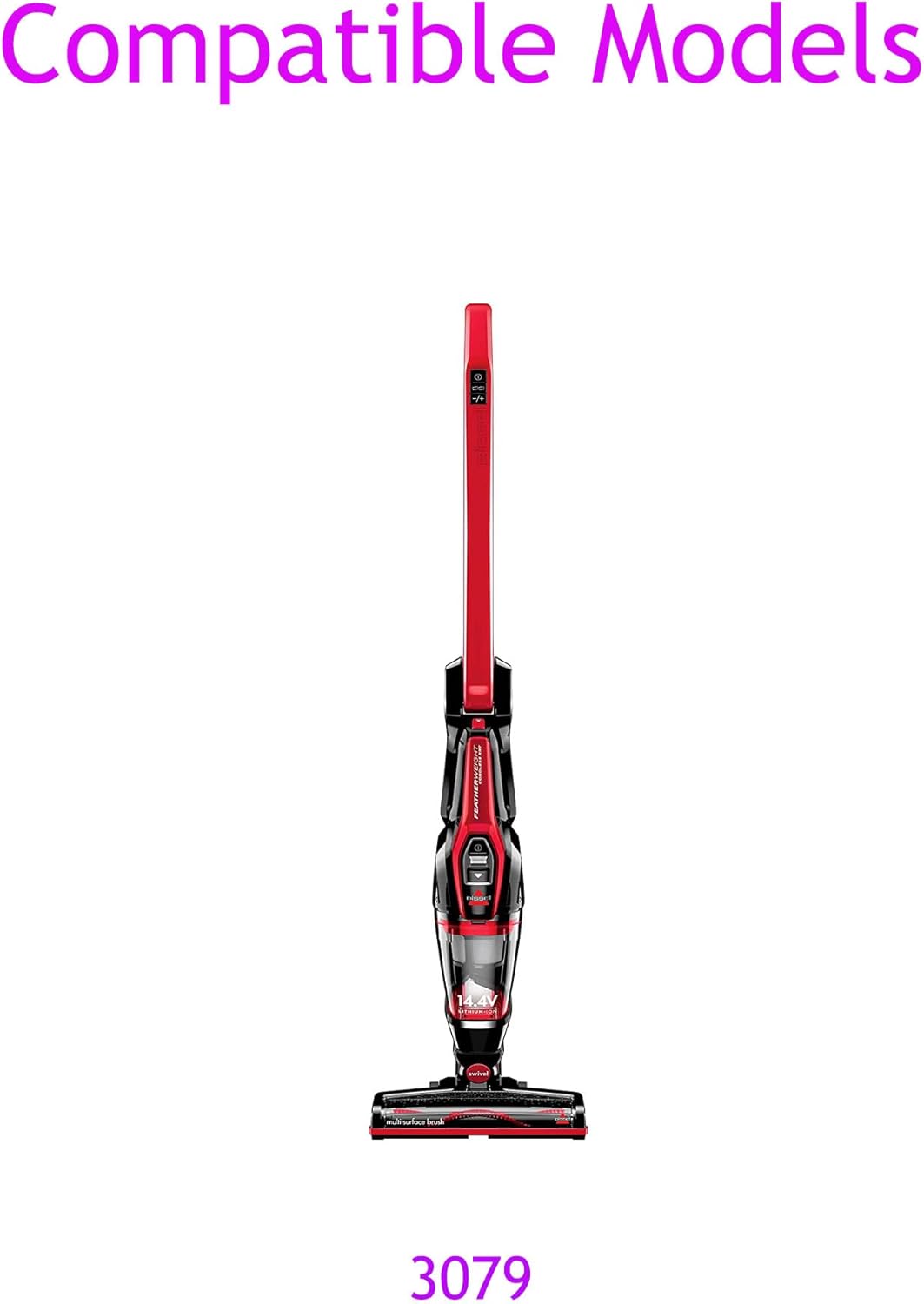 Charger for Bissell 3079 AC Power Adapter Compatible for Bissell Featherweight Cordless XRT Stick Vacuum 3079 Charger Power Cord