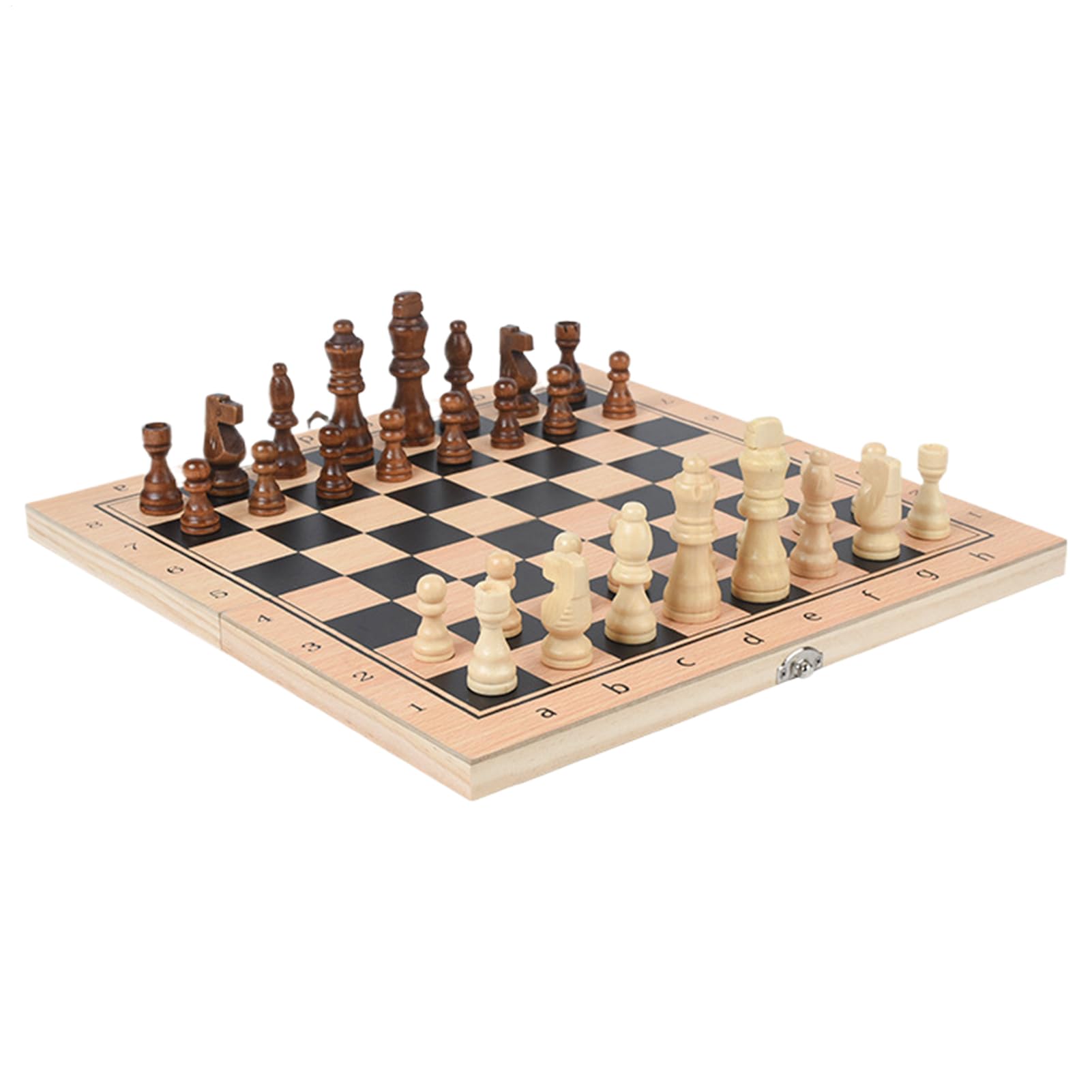 Plateau de jeu en bois noble et ses pions de voyage authentiques - 8