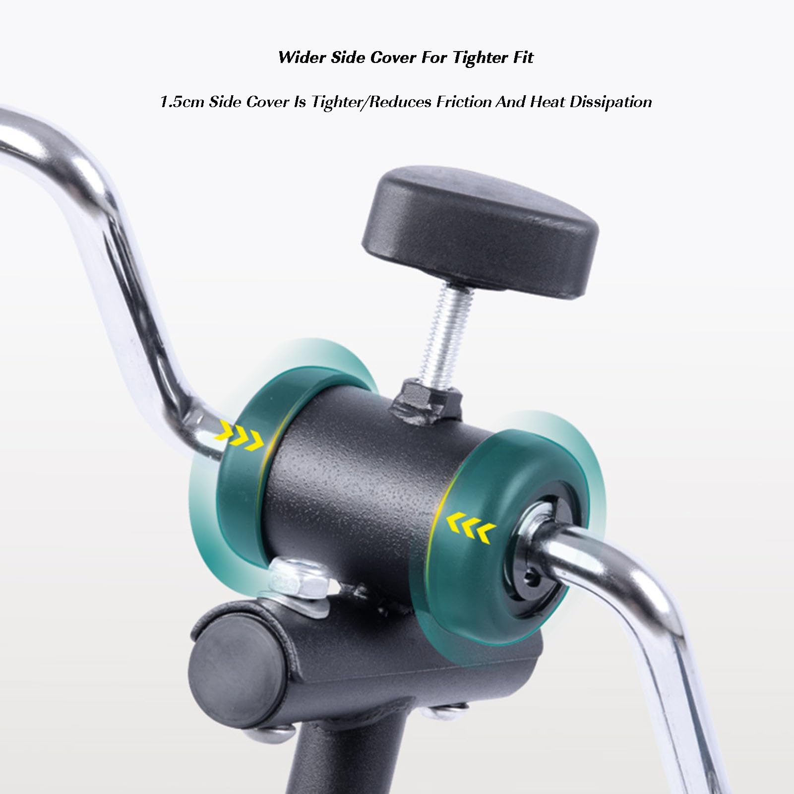 Mini Cyclette, Cyclette a Pedali, Cyclette a Pedali, con Maniglia Regolabile, Adatta a chiunque per Allenamento di Fitness e Riabilitazione di Braccia o Gambe