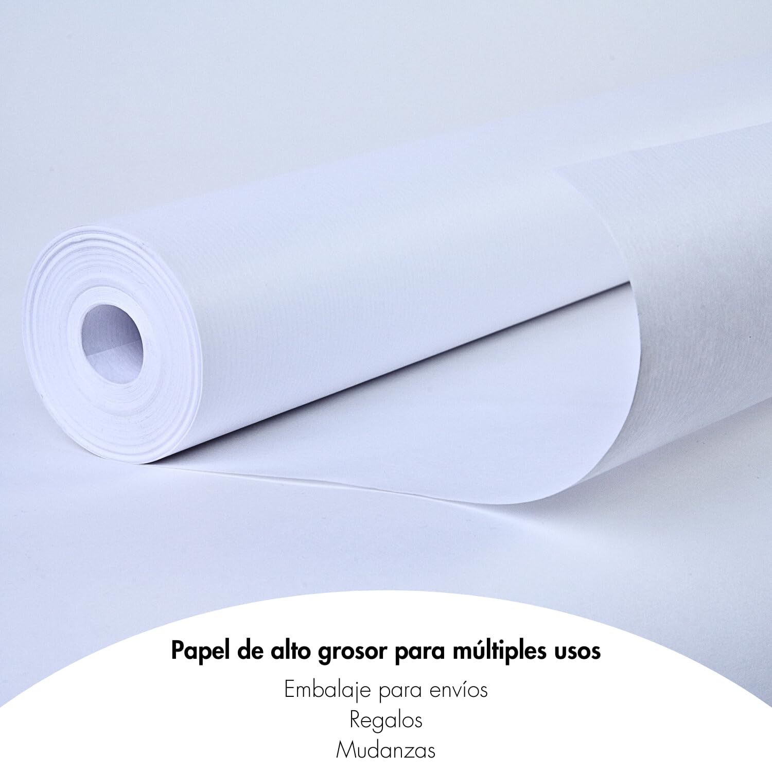Dohe - White Kraft Paper Roll 100 cm x 50 m - 60 g/m², ECO: 100% Recycled Paper, Packaging & Shipping - Office Supplies - Image 4