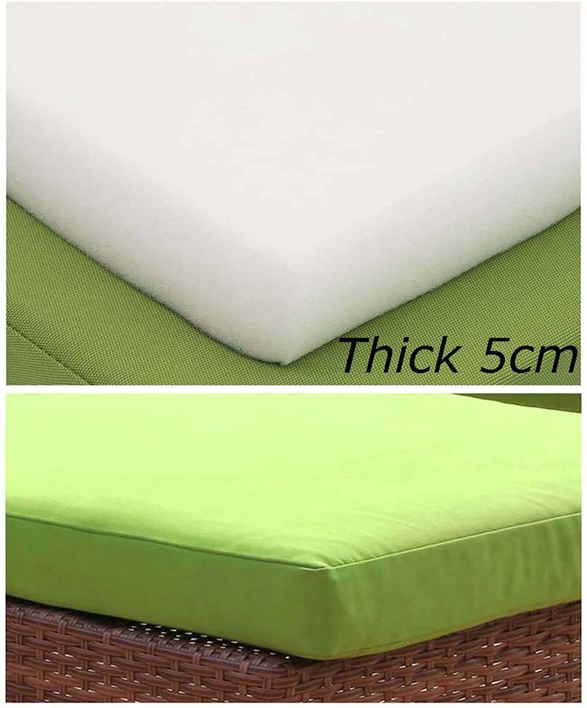 Cuscino impermeabile per panca da giardino a 3 posti, 140 x 40 x 5 cm, cuscino per dondolo per panca lunga, 100/120 cm, comodo accessorio per mobili da esterno