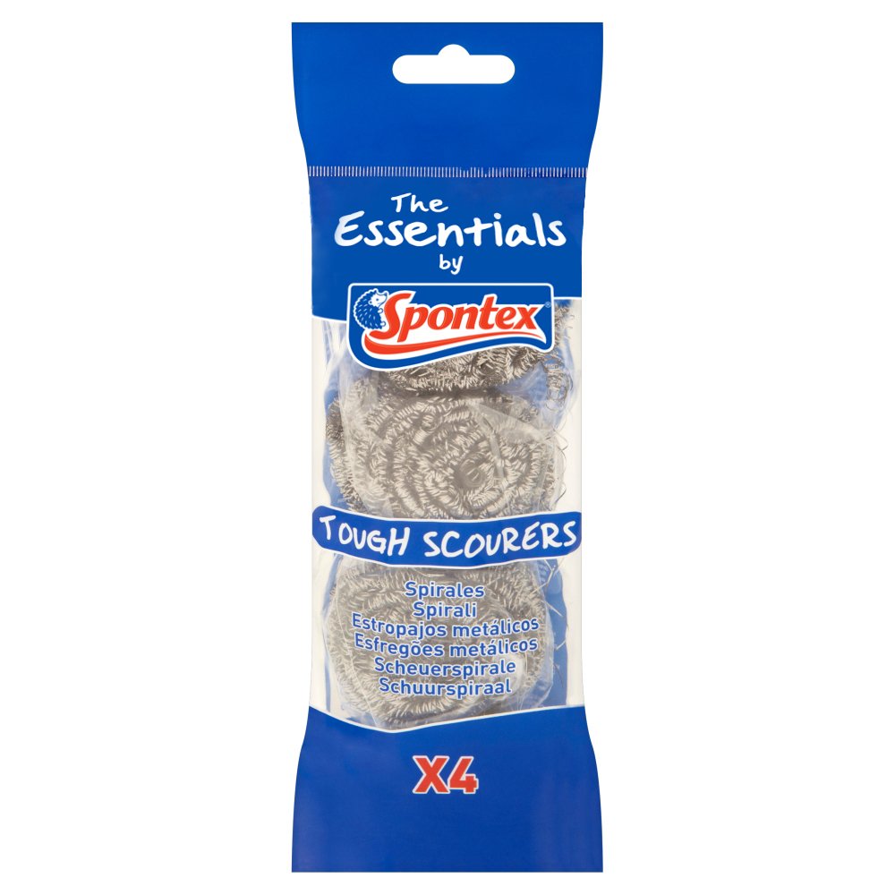 Essentials Tough Scourer 4pk